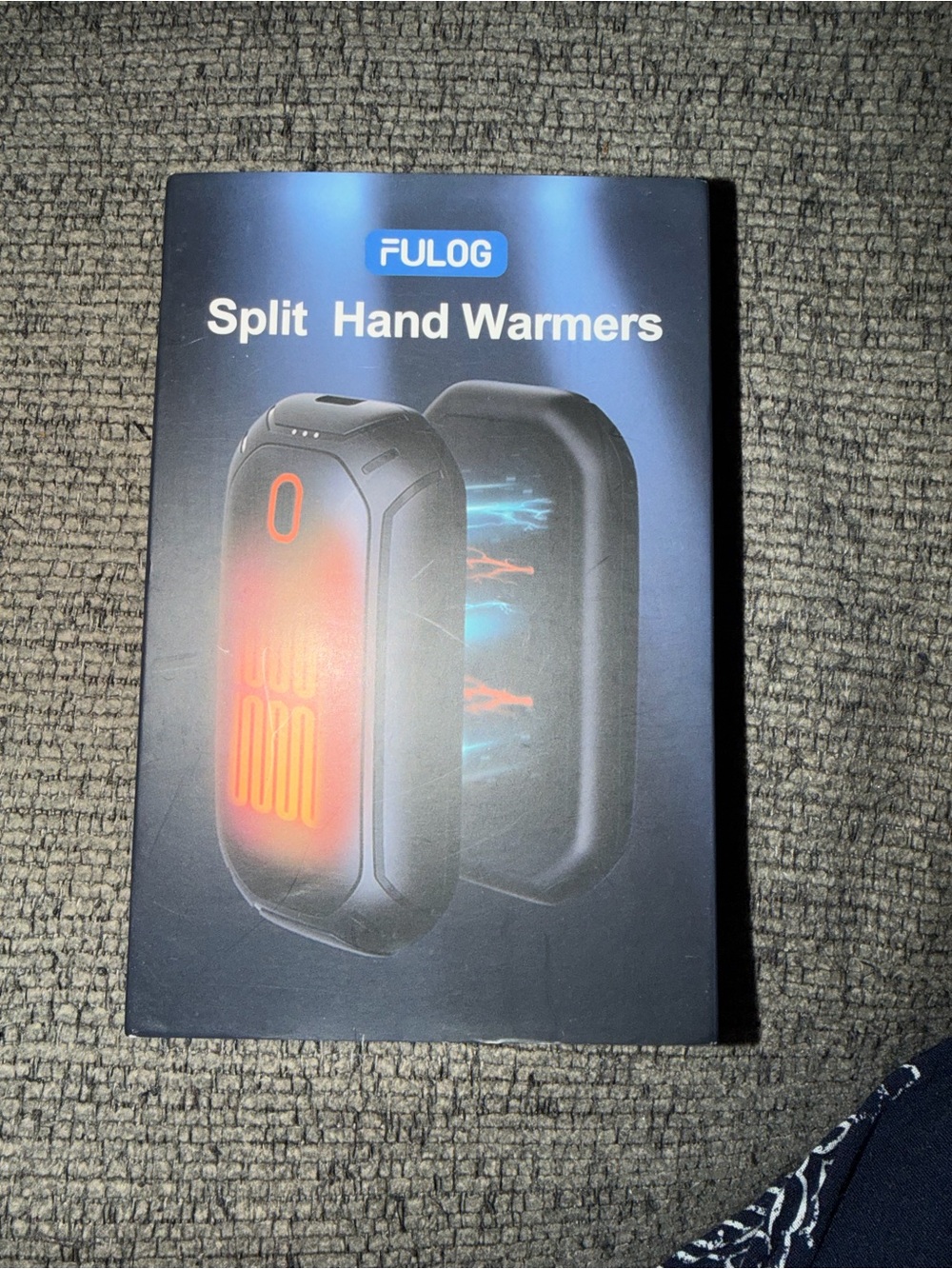 Split Hand Warmers - Black Rechargeable Pocket Heater